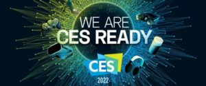 We are CES READY CES 2022. Logo CES. IoT. Consumer Technology Association. 