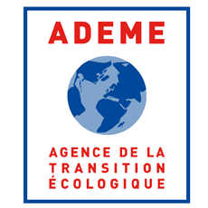 Logo de l'ADEME, Agence de la transition écologique, éco-conception.